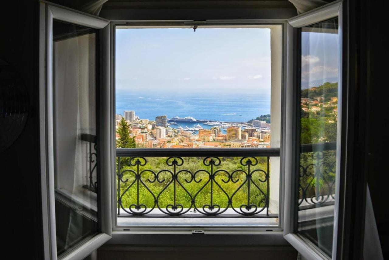 Le Mas D'Angeline, Vue Mer, Jardin Commun, Parking, Voiture Requise, 10 Min En Voiture De Monaco, Route Etroite, Pente Raide, Croisement Limite, Sea View, Shared Garden, Parking, Car Required, 10 Min Drive From Monaco, Narrow Steep Road, Limited Pass Beausoleil Eksteriør bilde